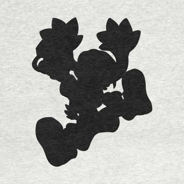 Klonoa Silhouette (Black) by cyandreamer